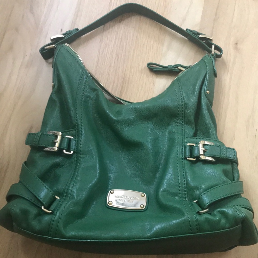 Authentic Michael Kors Green Bag
